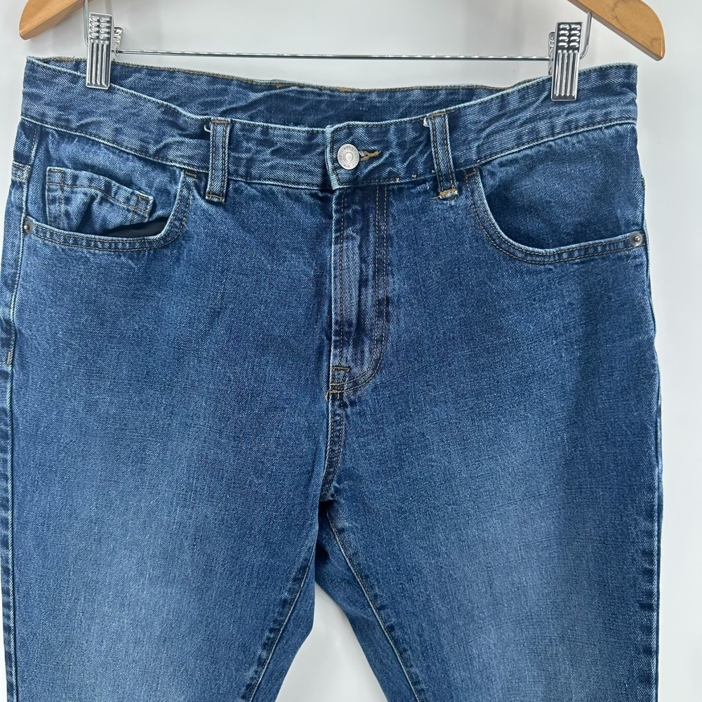 Gap 1969 Jeans Mens 32 Blue Denim Cotton‎ Straight Leg 5-Pocket Comfort Everyday